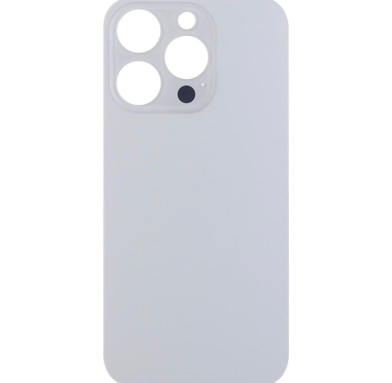 iPhone 14 Pro Back Glass Door without Camera Lens Silver (OEM PULL)