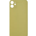 iPhone 11 Back Glass without Camera Lens Yellow (OEM PULL)