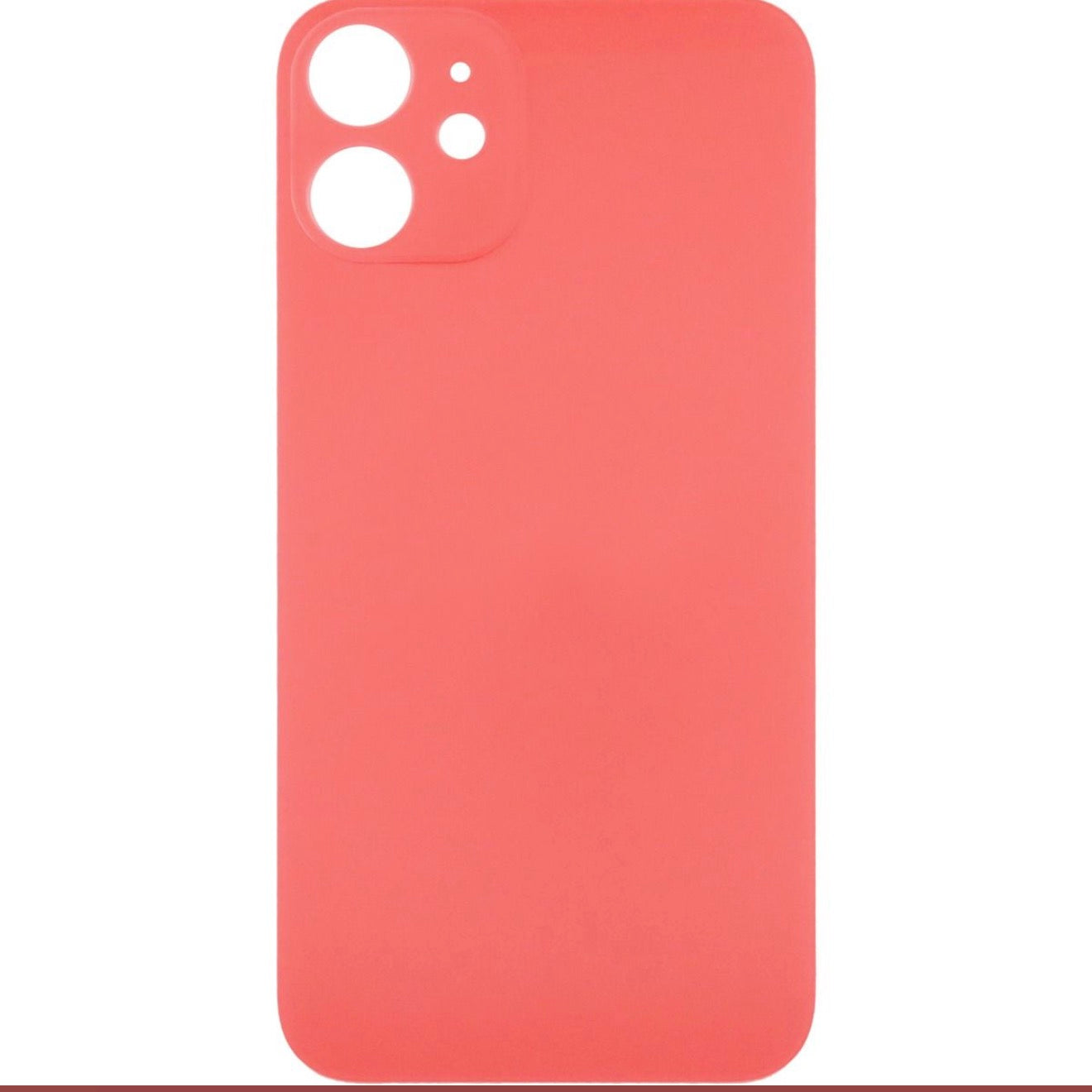 iPhone 12 Mini Back Glass Door without Camera Lens Red ( OEM PULL)