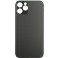 iPhone 12 Pro Back Glass Door without Camera Lens Black (OEM PULL)