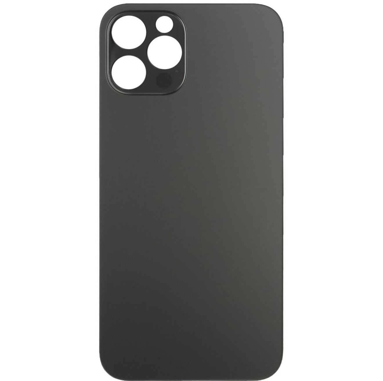 iPhone 12 Pro Back Glass Door without Camera Lens Black (OEM PULL)