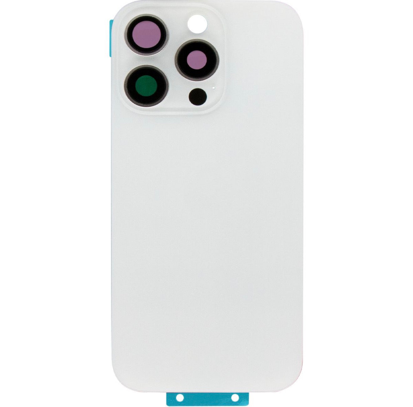 iPhone 16 Pro Back Glass W/Steel Plate & Magnet White Titanium (OEM PULL)