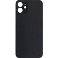 iPhone 12 Back Glass Door without Camera Lens Black ( OEM PULL)