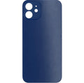 iPhone 12 Back Glass Door without Camera Lens Blue (OEM PULL)