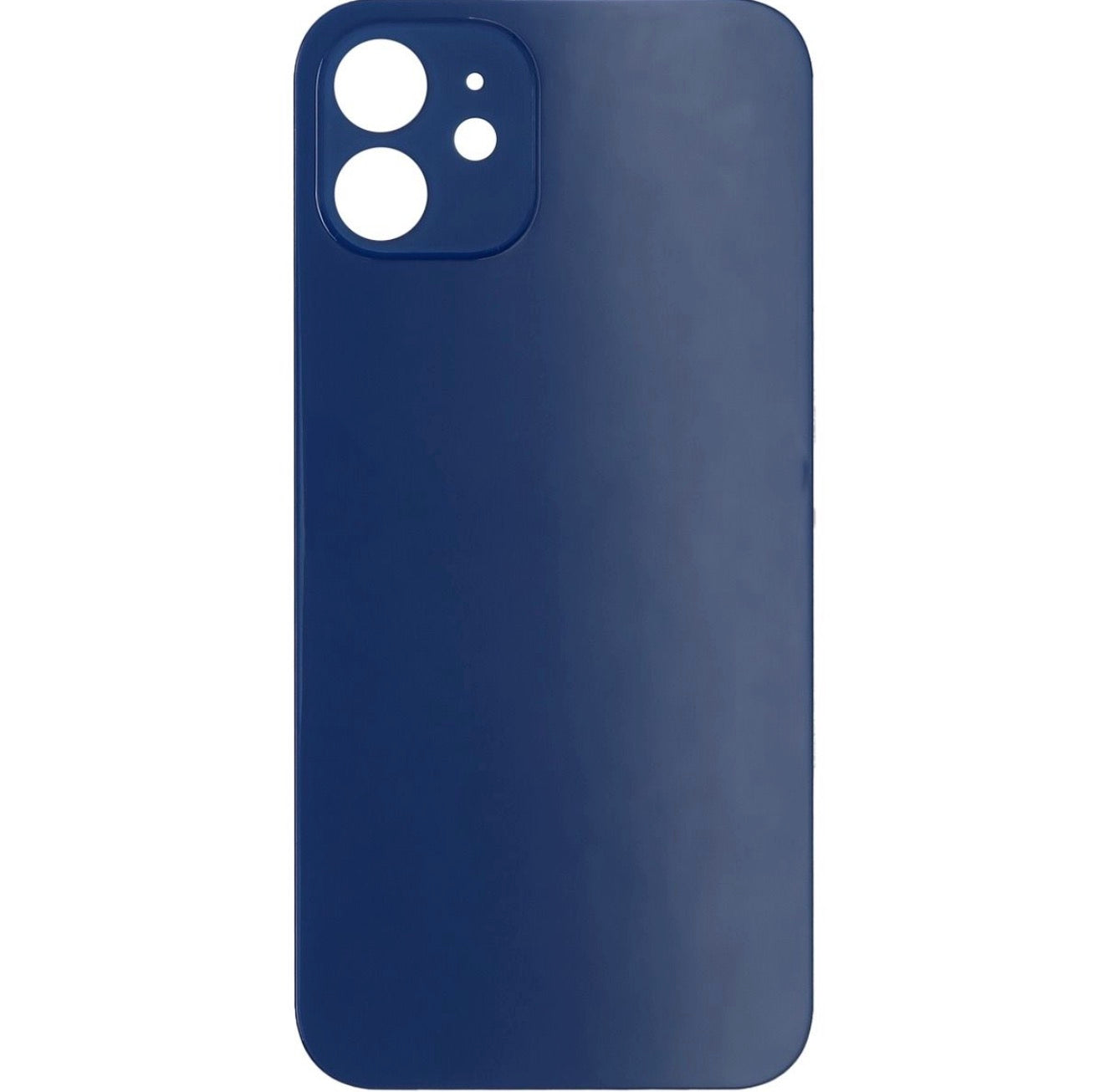 iPhone 12 Back Glass Door without Camera Lens Blue (OEM PULL)