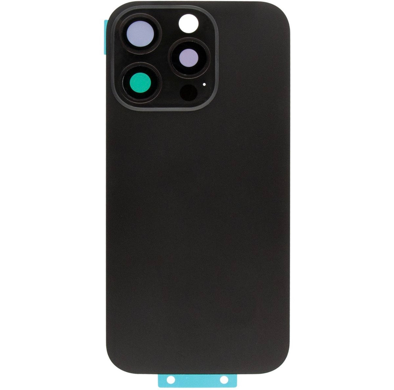iPhone 16 Pro Back Glass W/Steel Plate & Magnet Black Titanium (OEM PULL)