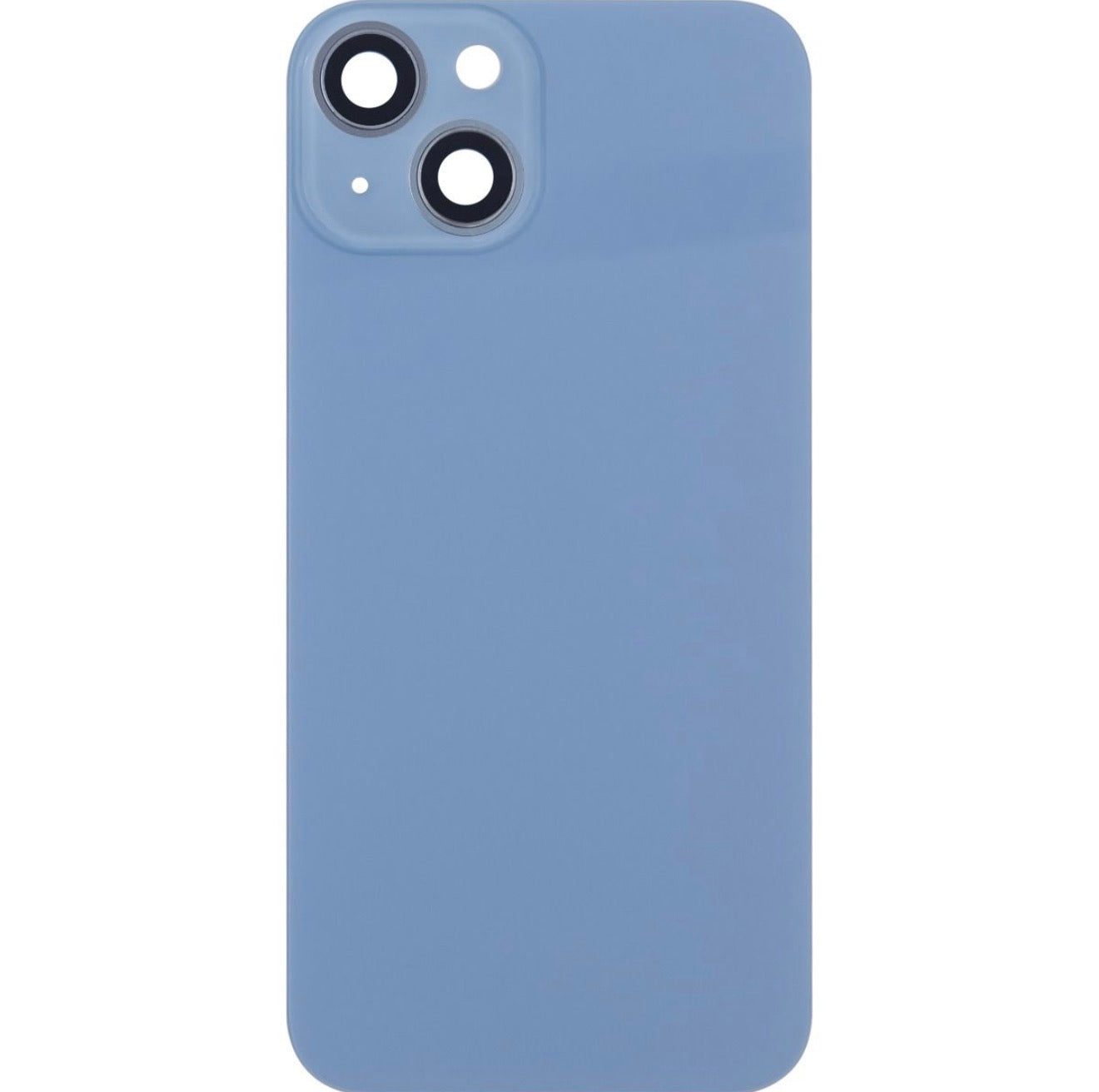 iPhone 14 Back Glass W/Steel Plate Blue (OEM PULL)
