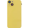 iPhone 14 Back Glass W/Steel Plate Yellow (OEM PULL)