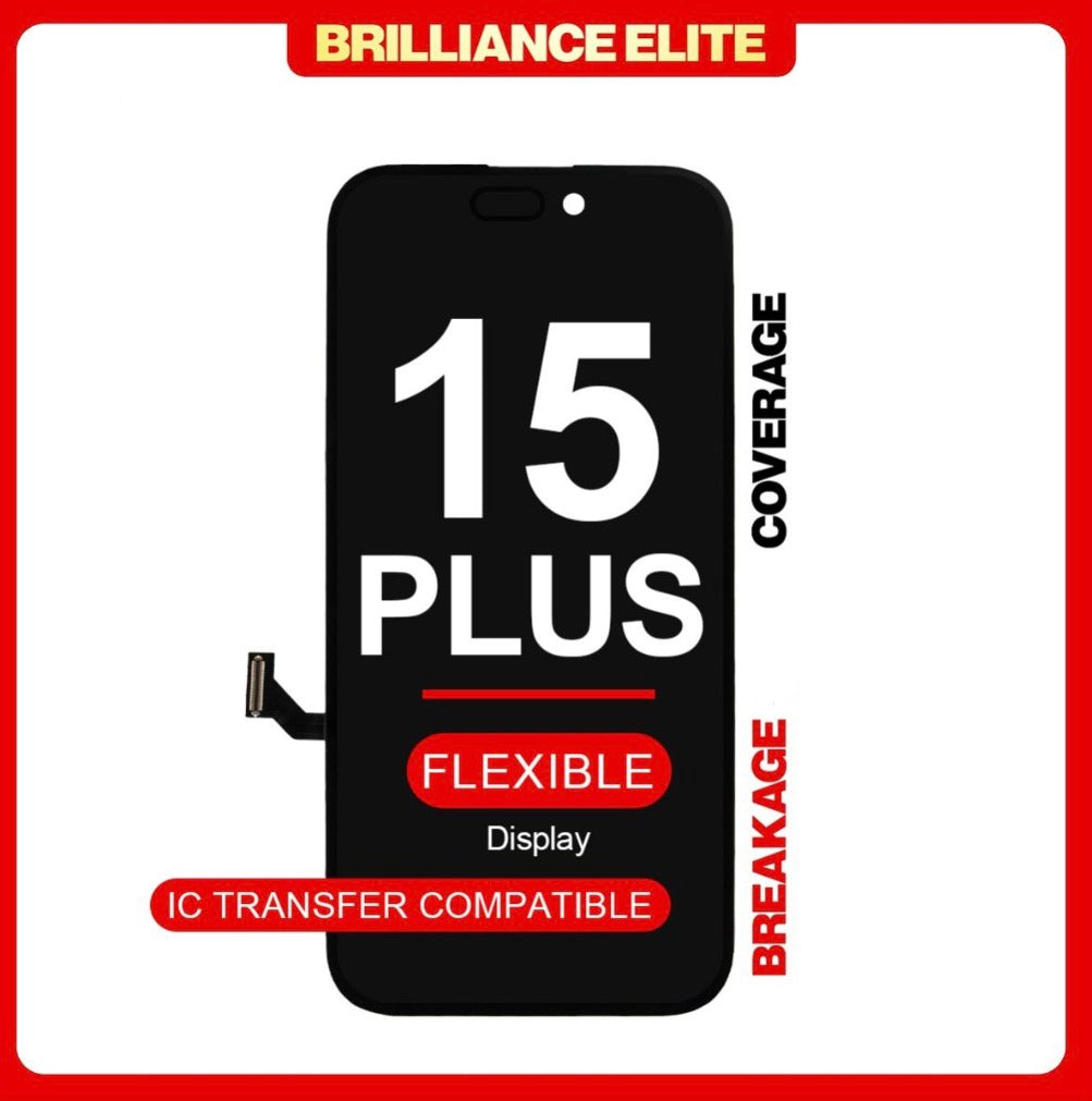Brilliance Elite iPhone 15 Plus LCD With Touch Black Soft OLED