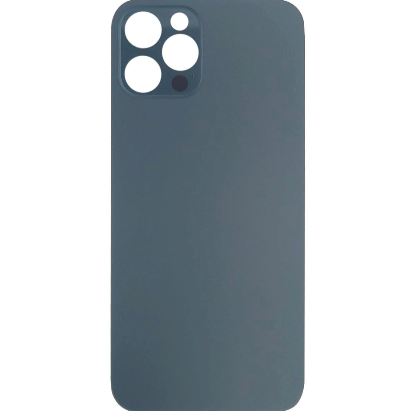 iPhone 12 Pro Back Glass Door without Camera Lens Blue (OEM PULL)