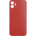 iPhone 12 Back Glass Door without Camera Lens Red (OEM PULL)