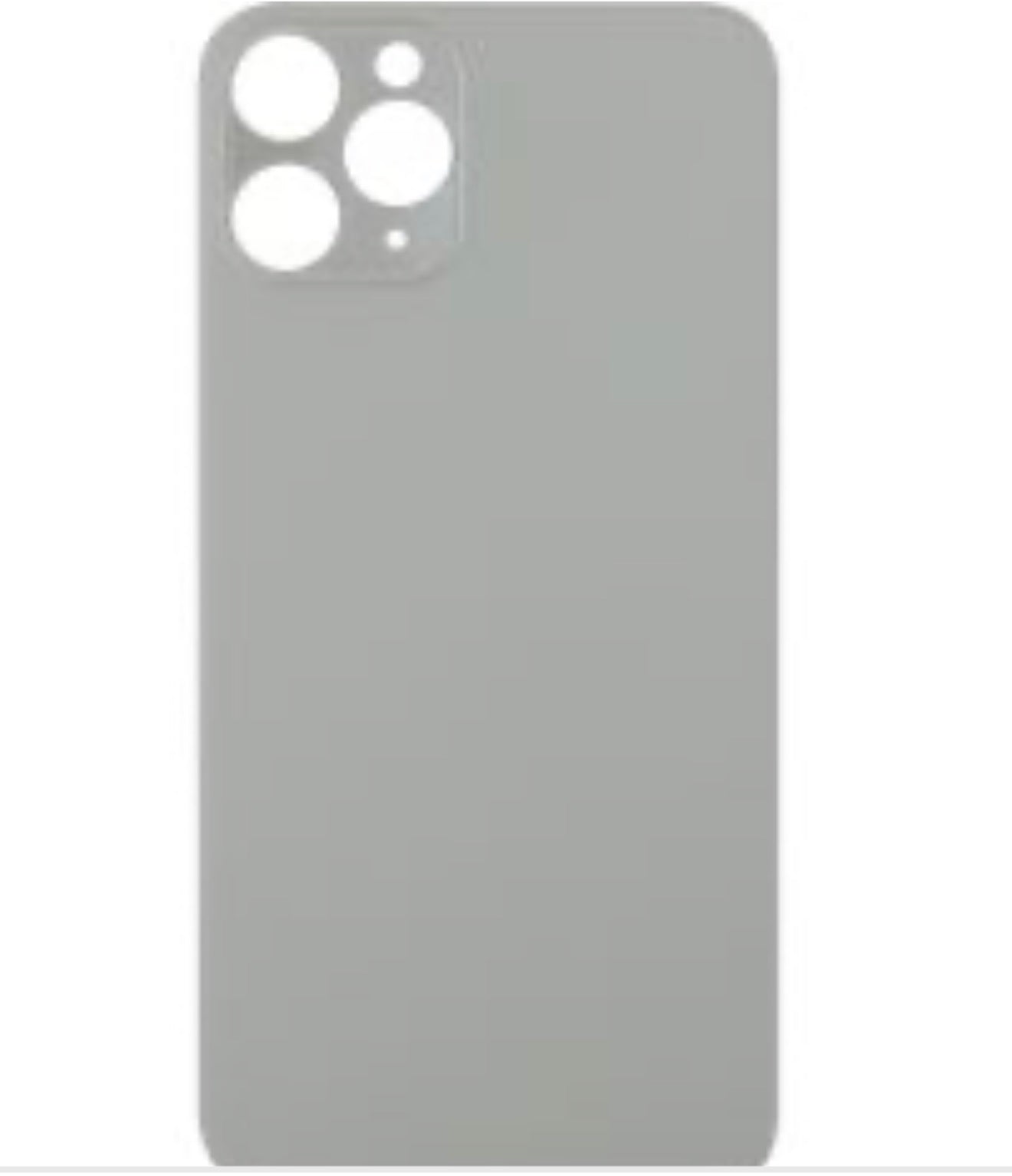 iPhone 11 Pro Back Glass without Camera Lens White( OEM PULL)