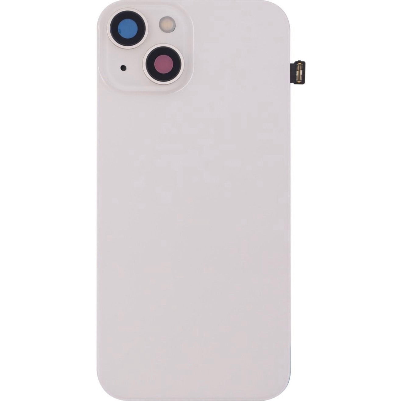 iPhone 14 Back Glass W/Steel Plate Starlight (OEM PULL)