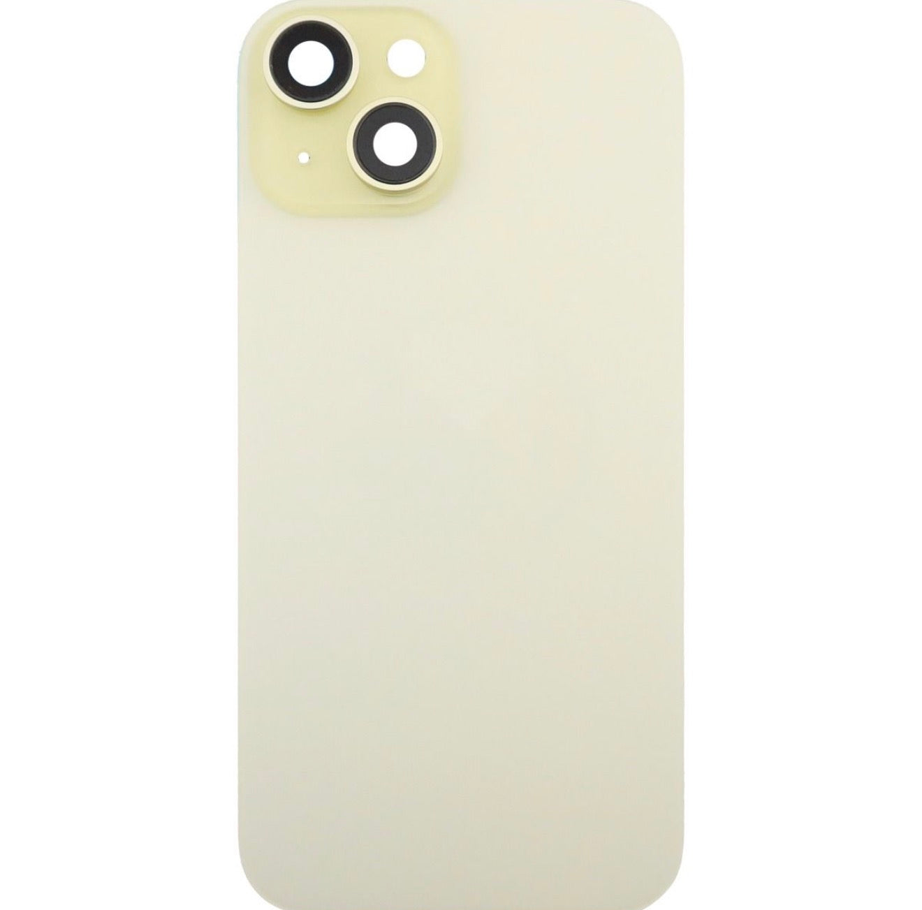 iPhone 15 Plus Back Glass W/Steel Plate Yellow (OEM PULL)