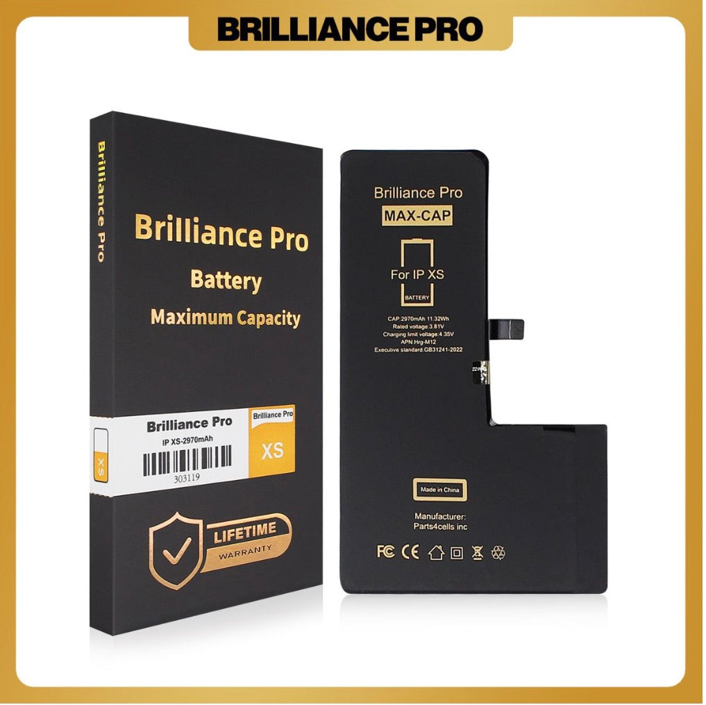 Brilliance Pro iPhone XS Battery (2970mAh) Maximum Capacity