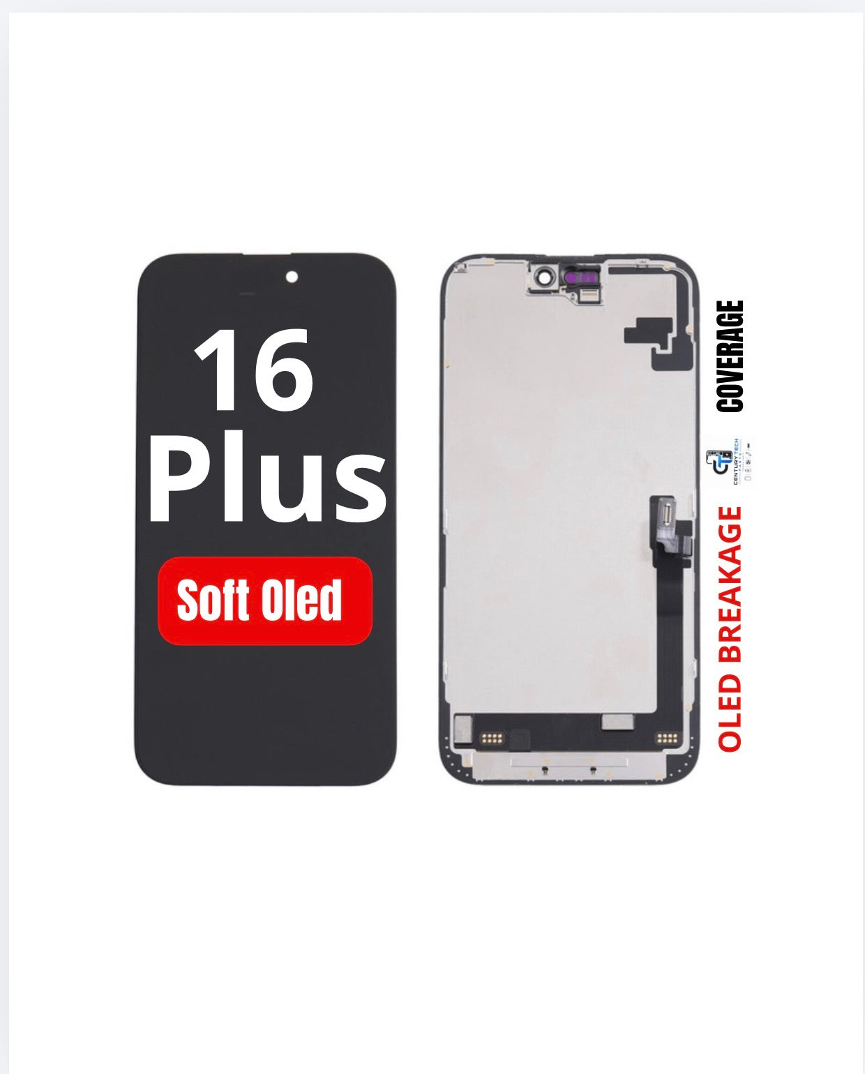 Brilliance Elite iPhone 16 Plus LCD With Touch Black Soft OLED
