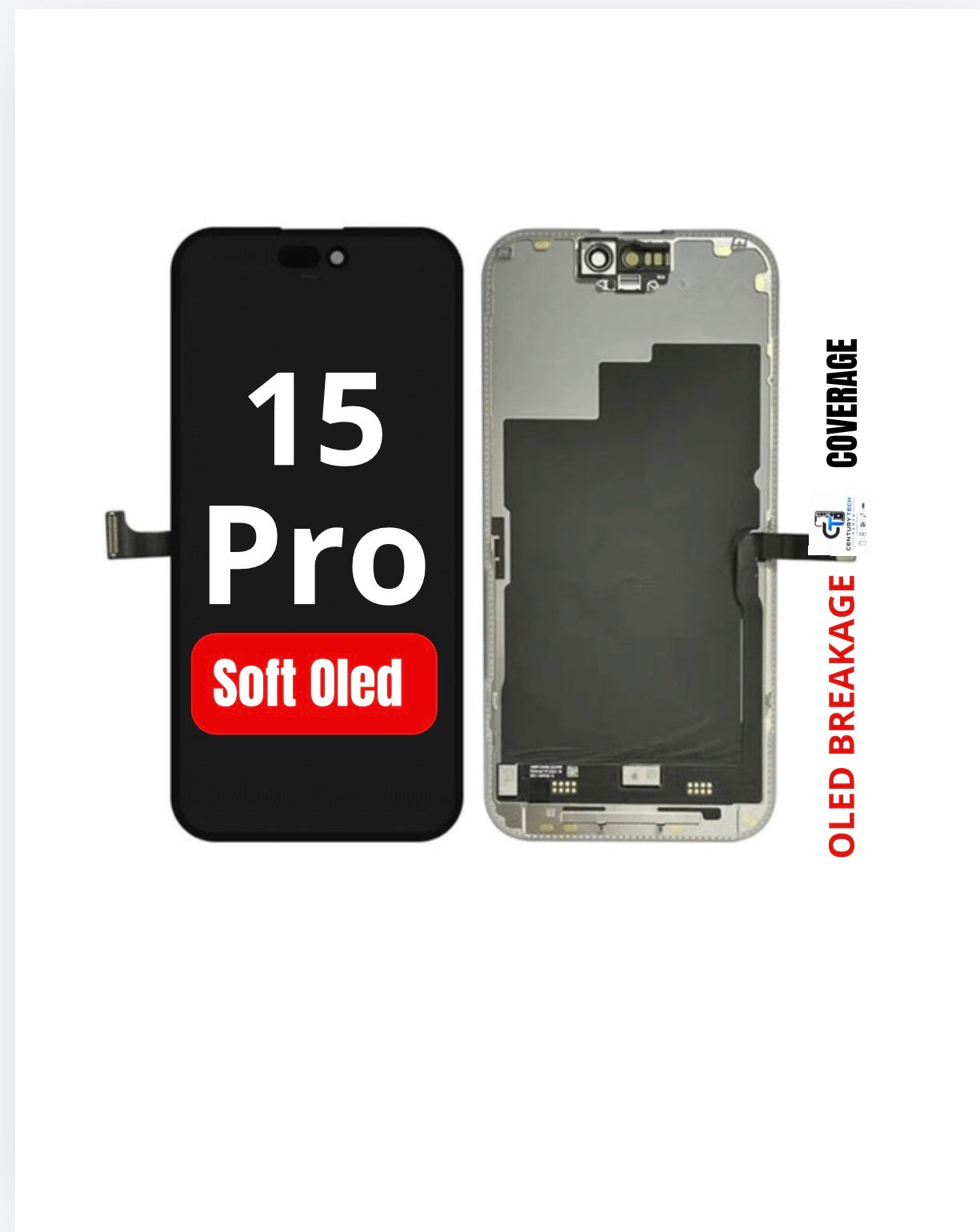 Brilliance Elite iPhone 15 Pro LCD With Touch Black Soft OLED (120 HZ)